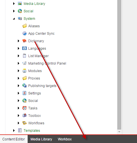 Sitecore Content Editing Hacks - Dictionary 1