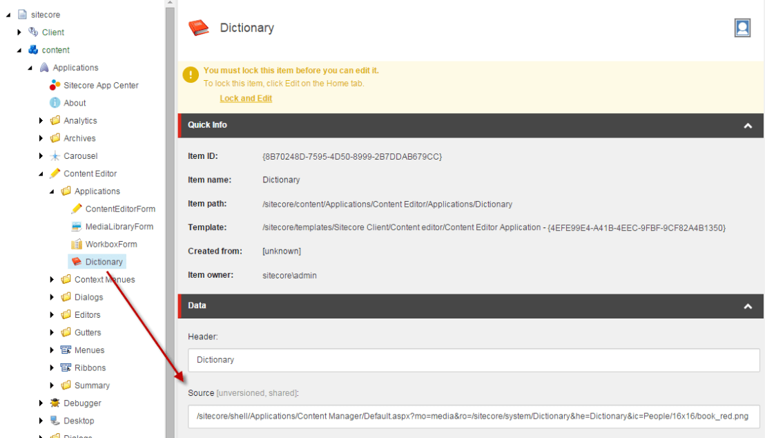 Sitecore Content Editing Hacks - Dictionary 4